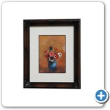 Odilon Anemones in Blue Vase
